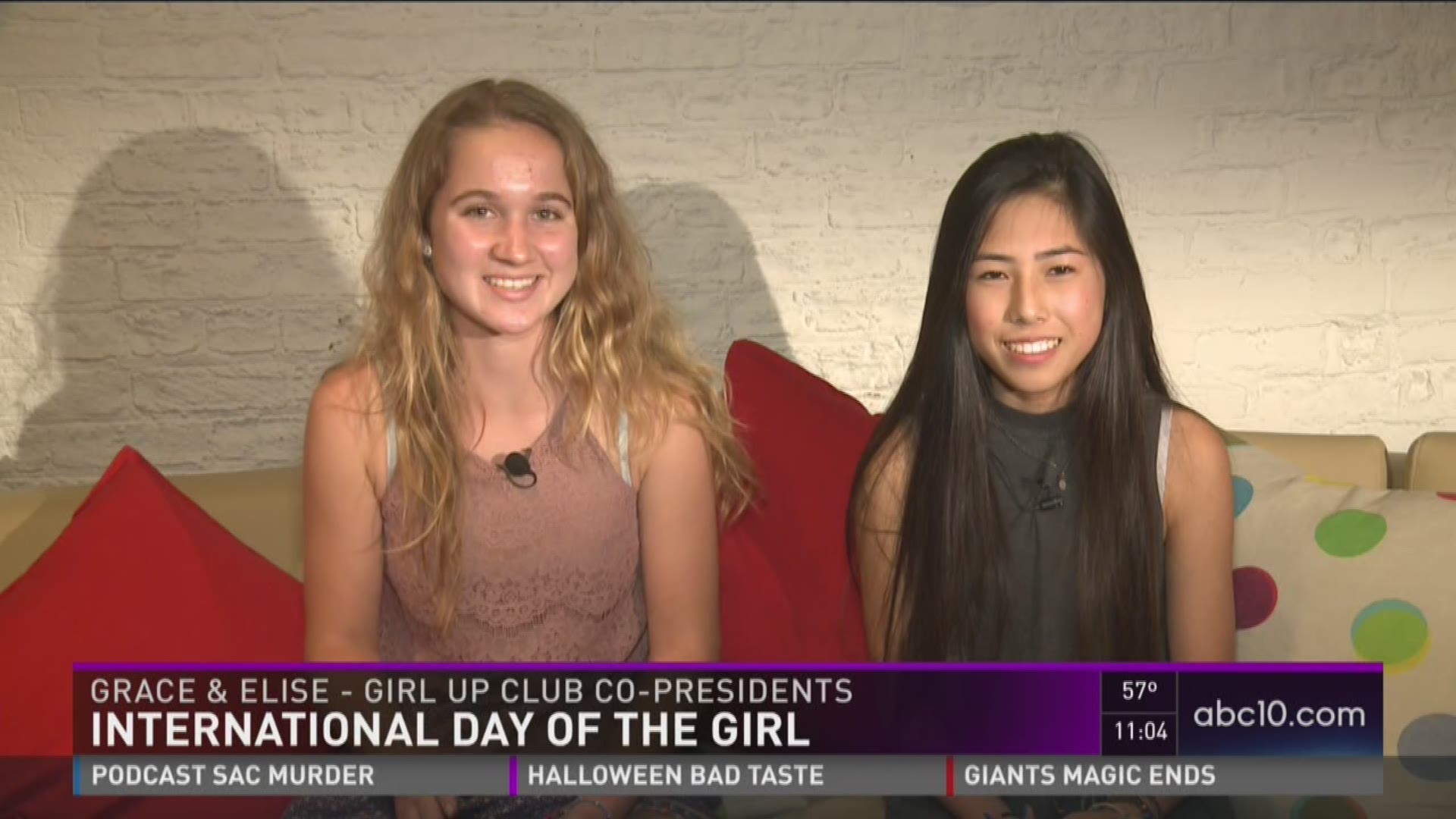 Two Sacramento girls help celebrate the International Day of the Girl