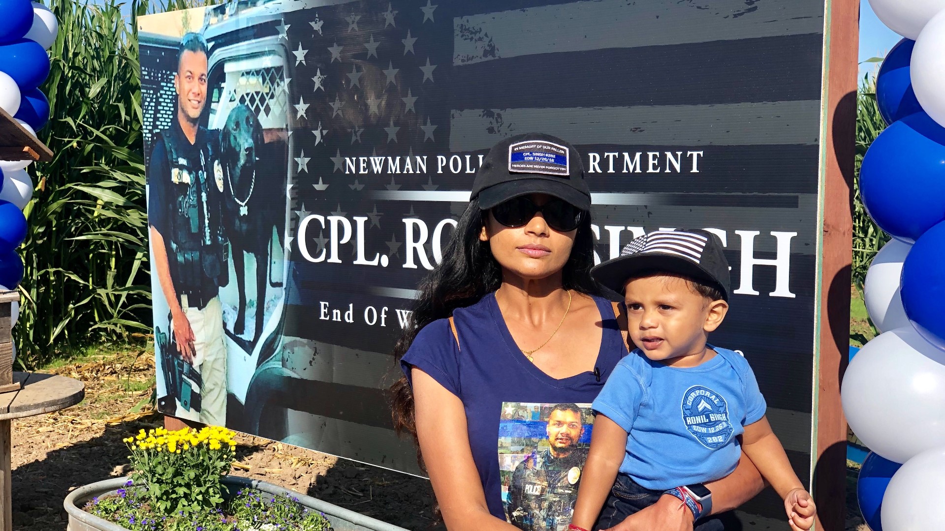 A honorary corn maze continued the gesture of love and support that the family of Cpl. Ronil Singh continues to appreciate.