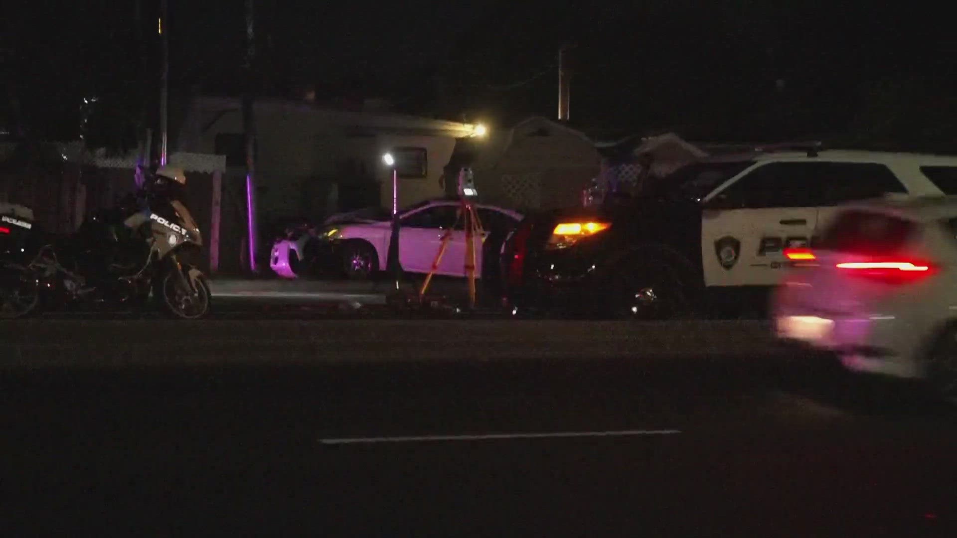Authorities have closed down a portion of Antelope Road after a deadly accident in Citrus Heights.