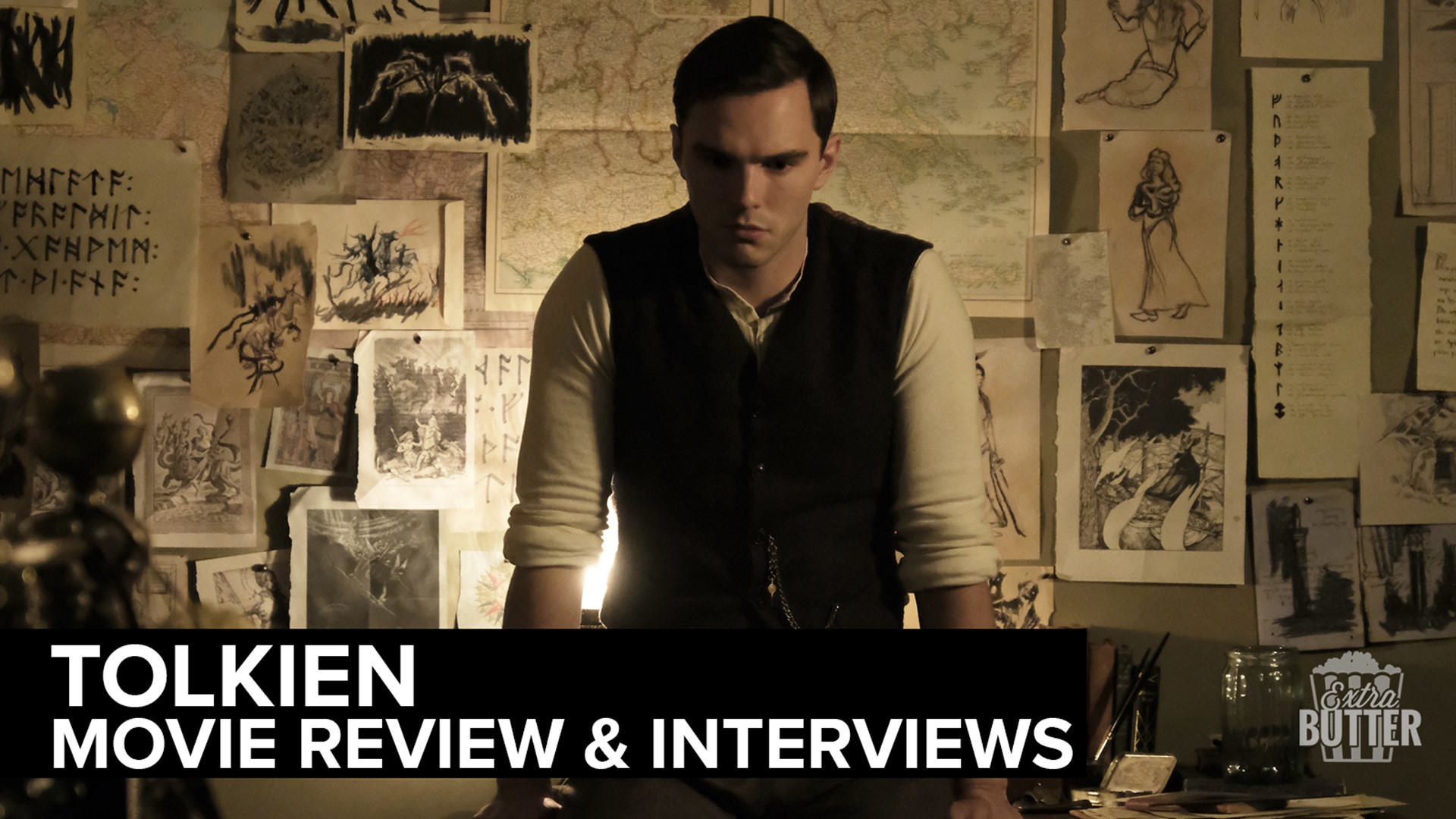 Nicholas Hoult and Lily Collins star in the new movie 'Tolkien,' based on the life of 'Lord of the Rings' author J. R. R. Tolkien. MariaaGloriaa talks with the stars.