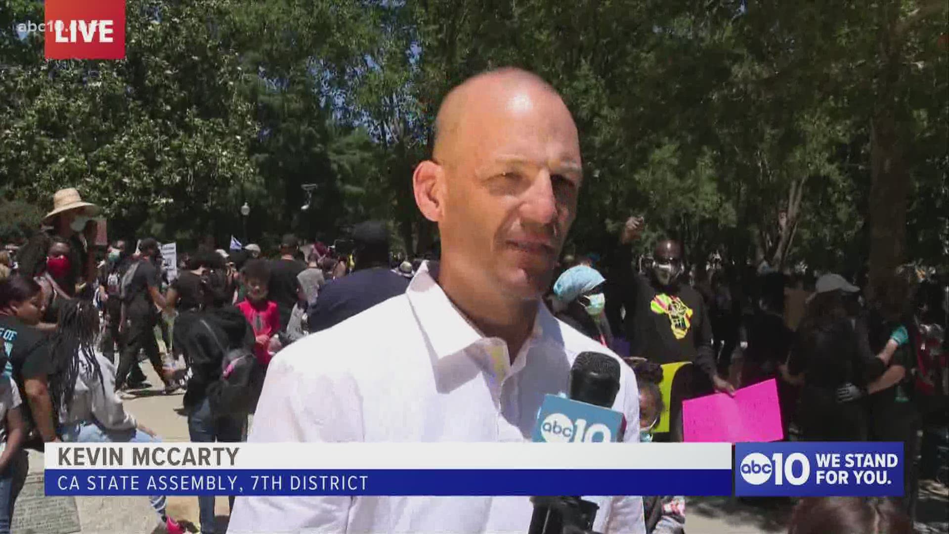 California Assemblymember Kevin McCarty talks with Mark S. Allen about several bills in the state legislature to address police reform.