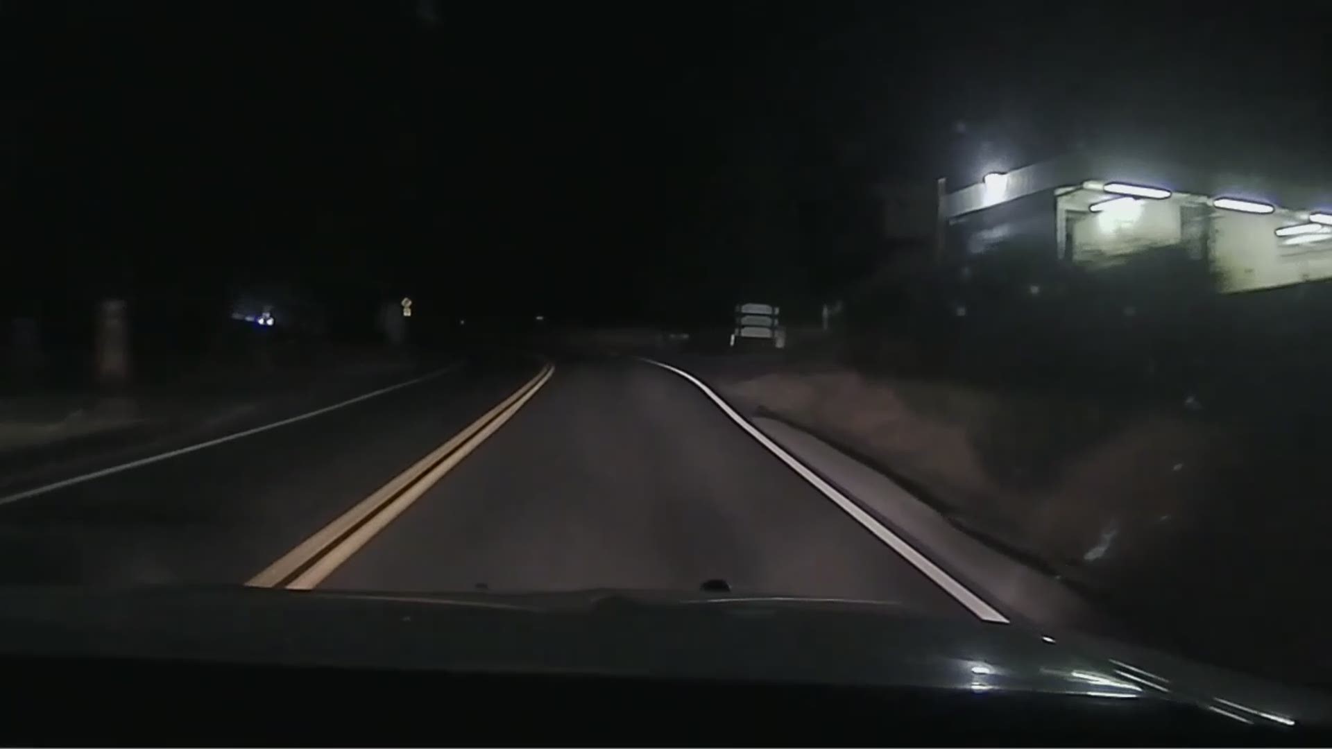 An Amador County Sheriff's deputy had to think fast to avoid a suspected drunk driver barreling towards his cruiser.