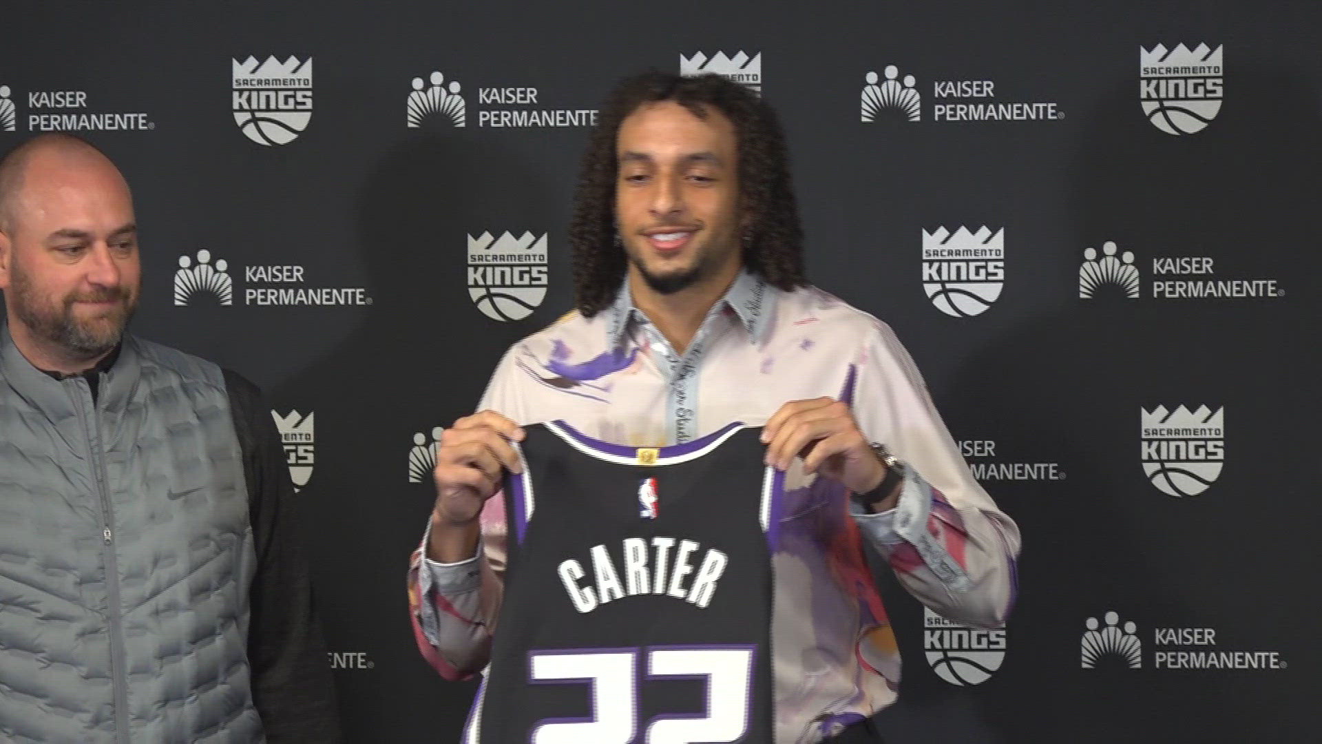 Sacramento's newest King, Devin Carter, spoke with media about joining the Sacramento Kings.