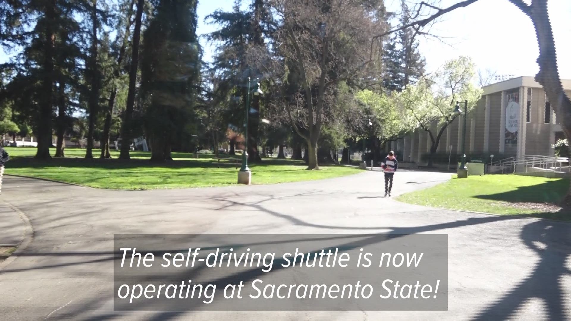 Would you ride in a self-driving shuttle? If the answer was no, you might change your mind after meeting Olli. There are now two of them at Sacramento State and they're set to start shuttling this Spring!