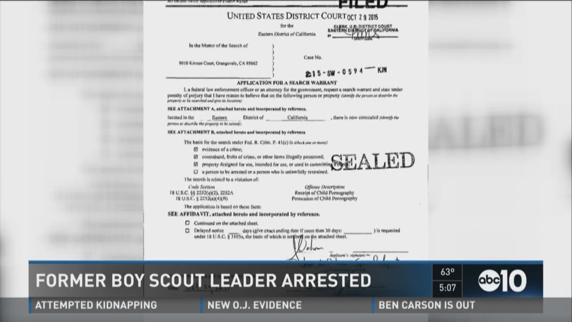 Former CHP employee, Boy Scouts troop leader arrested for child porn |  abc10.com