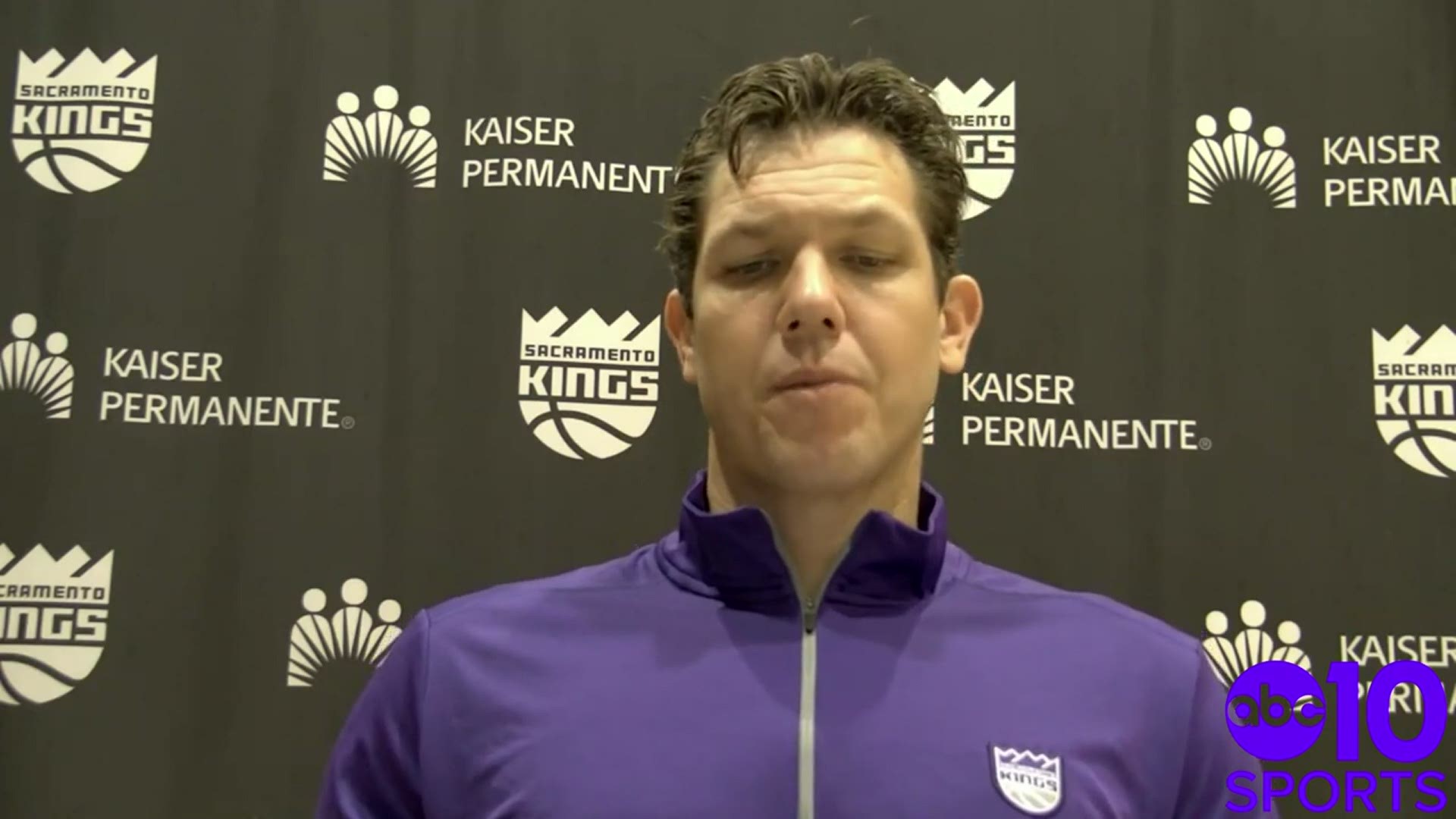 Kings coach Luke Walton on Saturday's 102-94 loss in Houston to talk about the poor second half performance and the lack of ball movement as Sacramento falls to 3-3.