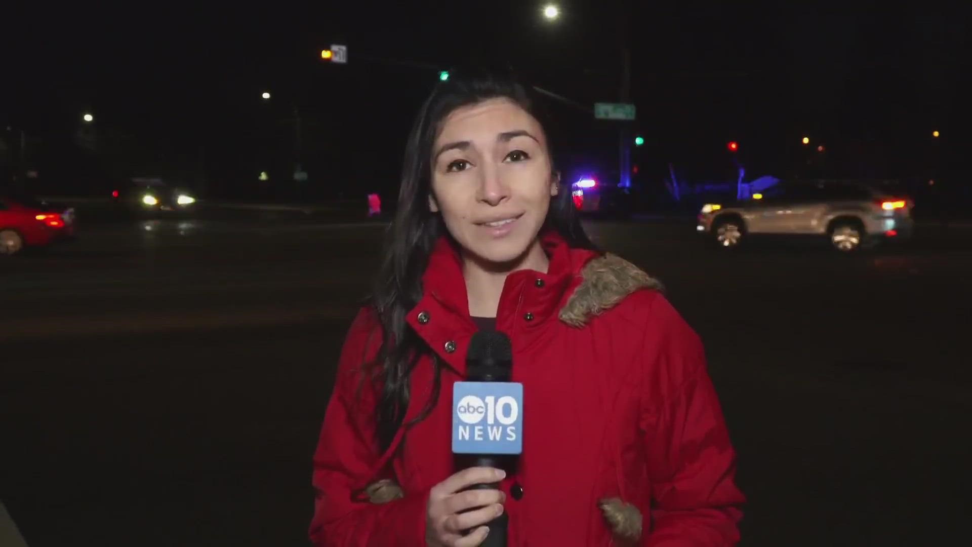 Law enforcement in Elk Grove shot the 22-year-old suspect in an earlier Rancho Cordova homicide, ABC10 is live on the scene Wednesday night.