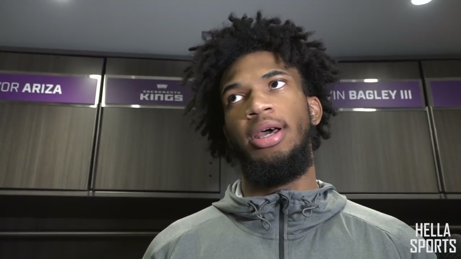 Kings F/C Marvin Bagley III discusses playing in his first game back after missing eight games due to a foot sprain following Sacramento's loss to the Orlando Magic.