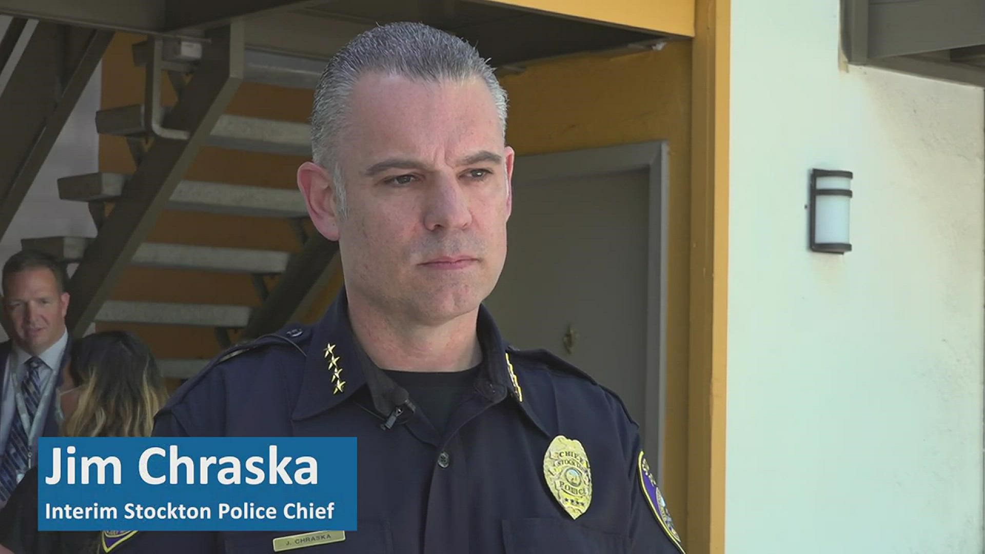 Stockton Interim Police Chief Jim Chraska talks about recent crime at ...