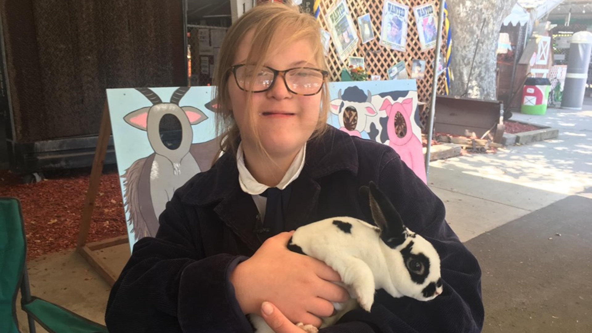 15-year-old Abbie Milligan has won and placed numerous times showing rabbits, cows, cavies and more at the Stanislaus County Fair. She has Down Syndrome, but that has in no way stopped her from being a fierce competitor.