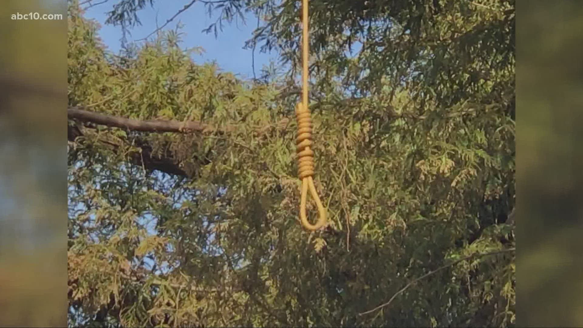 A noose was discovered hanging from a utility line in Placerville, and community members are worried about why it was placed there.