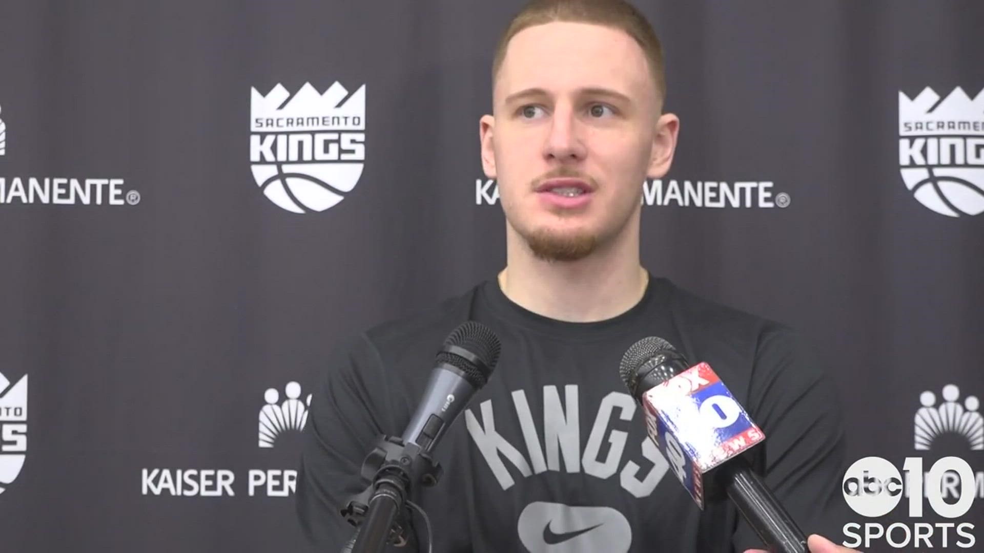 Donte DiVincenzo on his Sacramento Kings working to overcome the struggles since last month's trades and looking to find success to close the season.