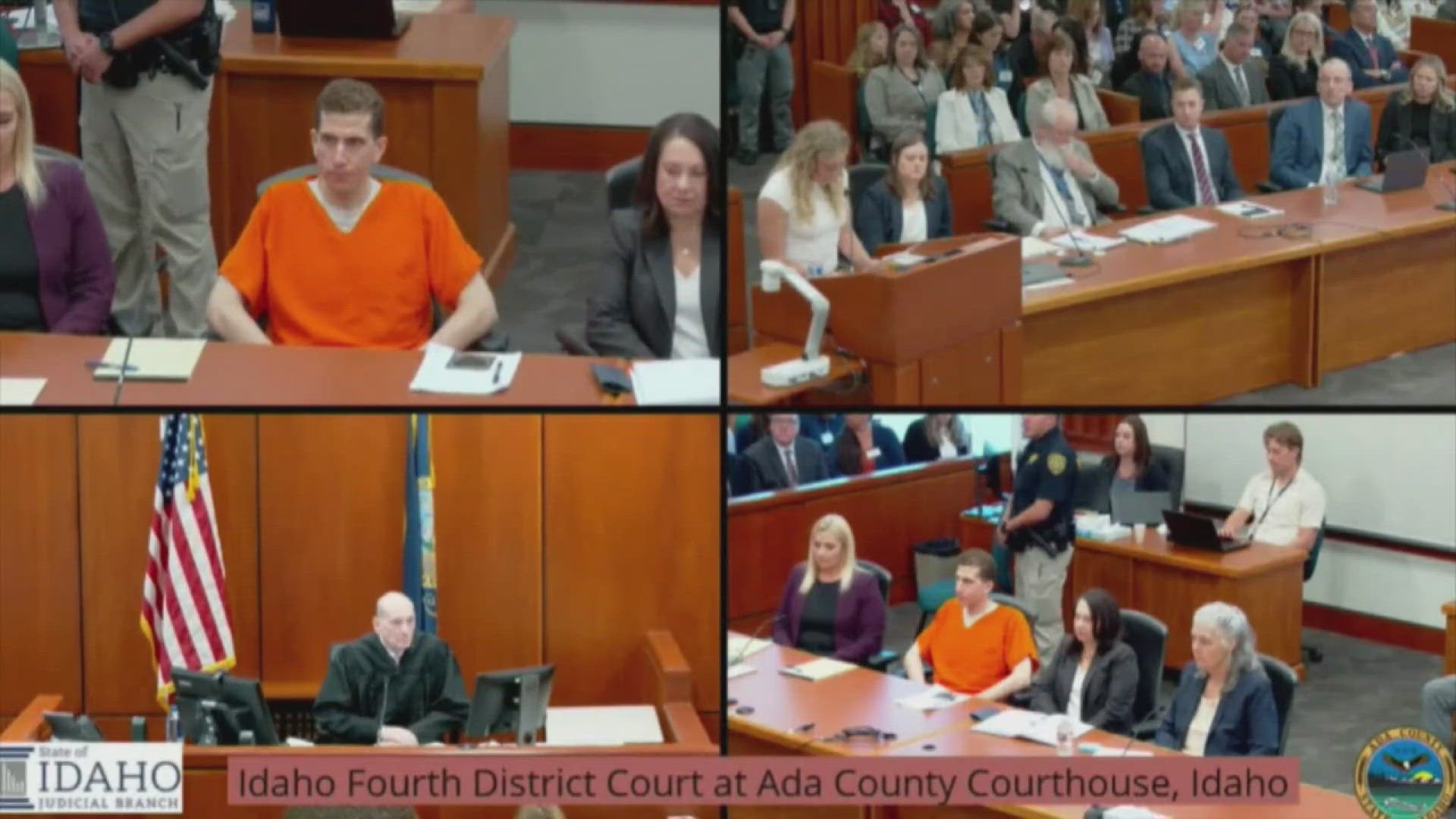 Friends and relatives of four University of Idaho students murdered in their rental home by Bryan Kohberger delivered powerful statements of love.