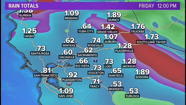 Storm Weather Ahead For Thanksgiving Week In Northern California ...