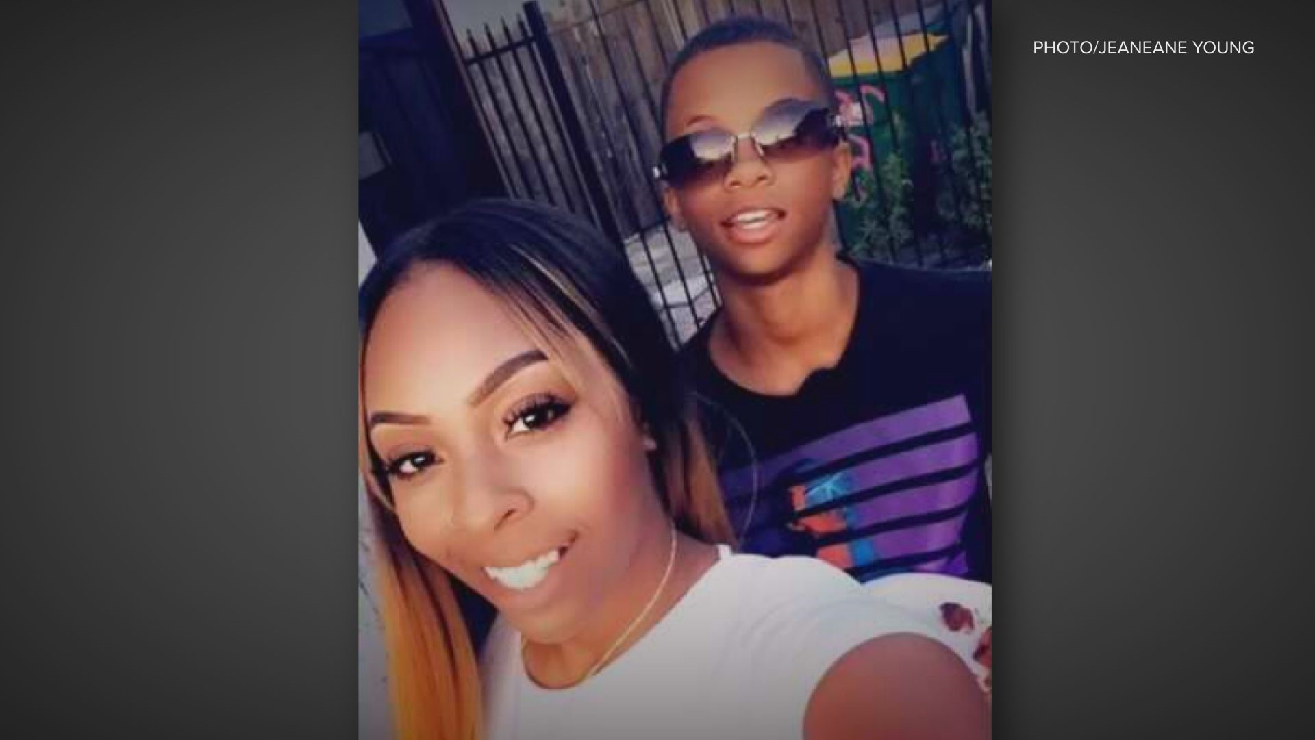 She watched as a gunman opened fire on her 15-year-old son, while they were waiting in line at a Burger King drive-thru.
