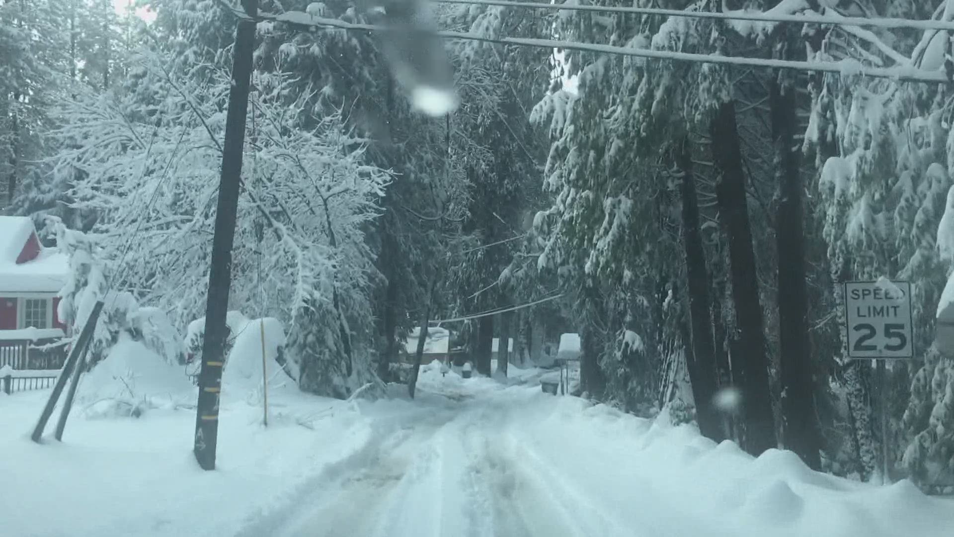 ABC10's Daniela Pardo and Julian Paredes were in Cedar Grove Sunday, where snow accumulation was beyond impressive.