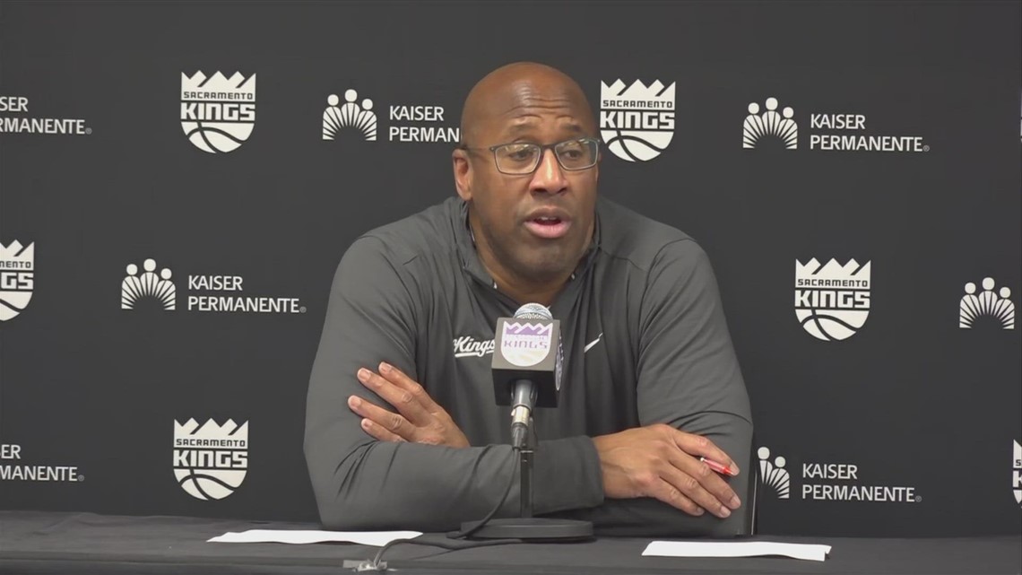 Kings Coach Mike Brown | Sacramento Kings Defeated By Hornets - Post ...