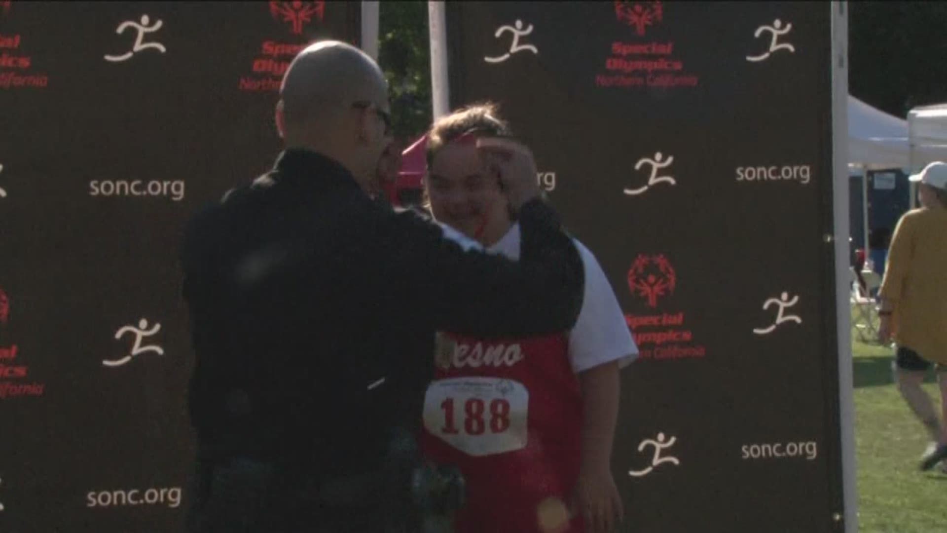 Despite the heat, athletes gathered in Davis for the Special Olympics. 