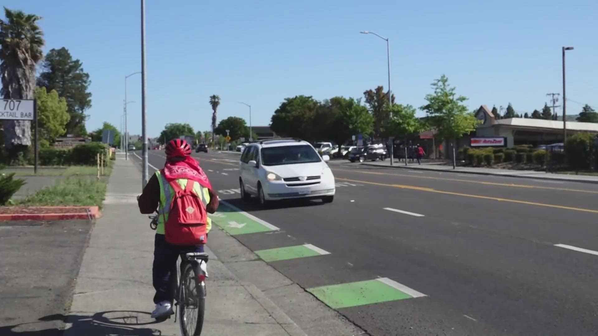 The proposal comes during Pedestrian Safety Month in California. The message is to remind drivers to slow down and be alert.