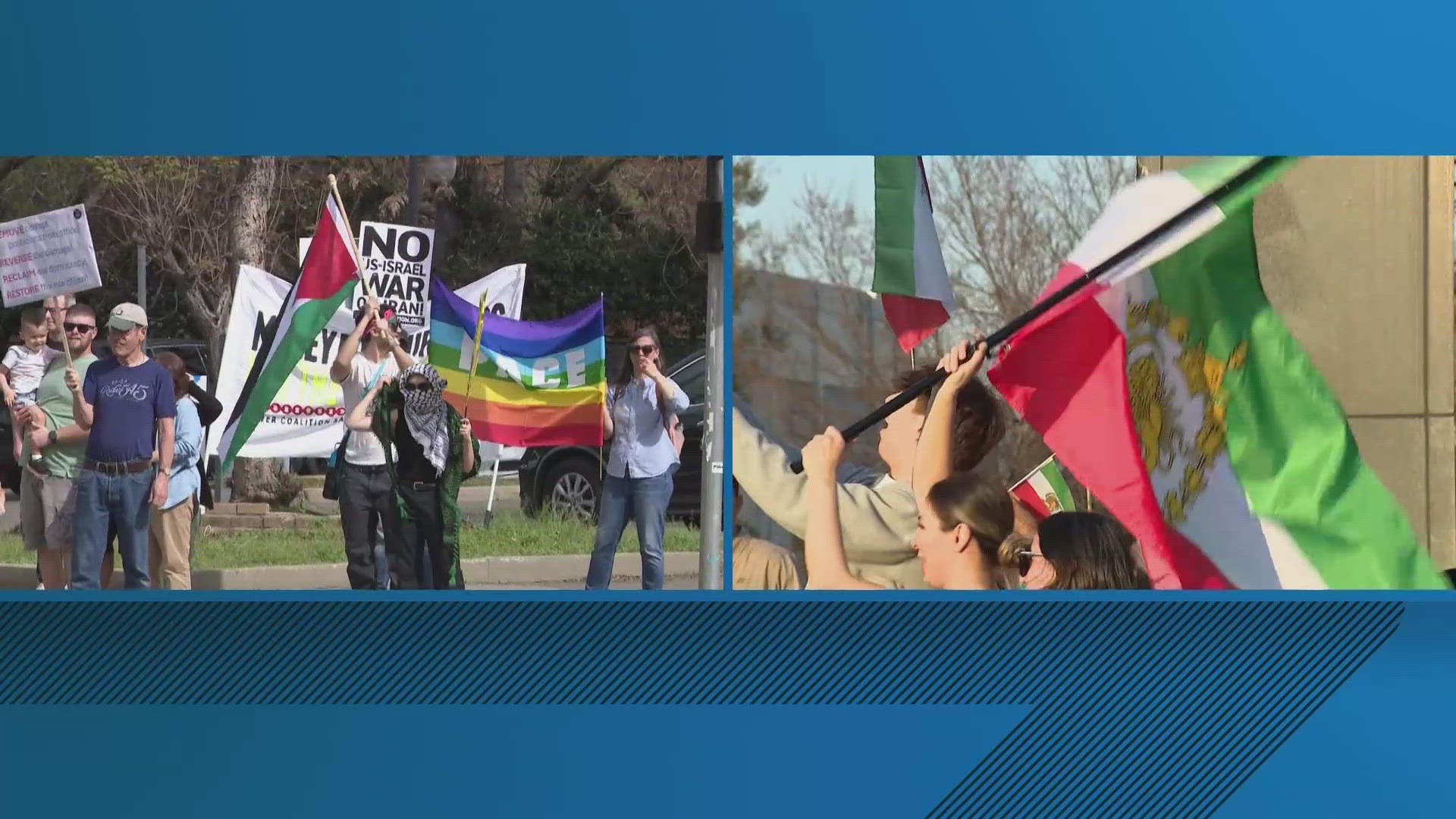 Divided reaction emerges in U.S. as strikes on Iran spark protests and ...