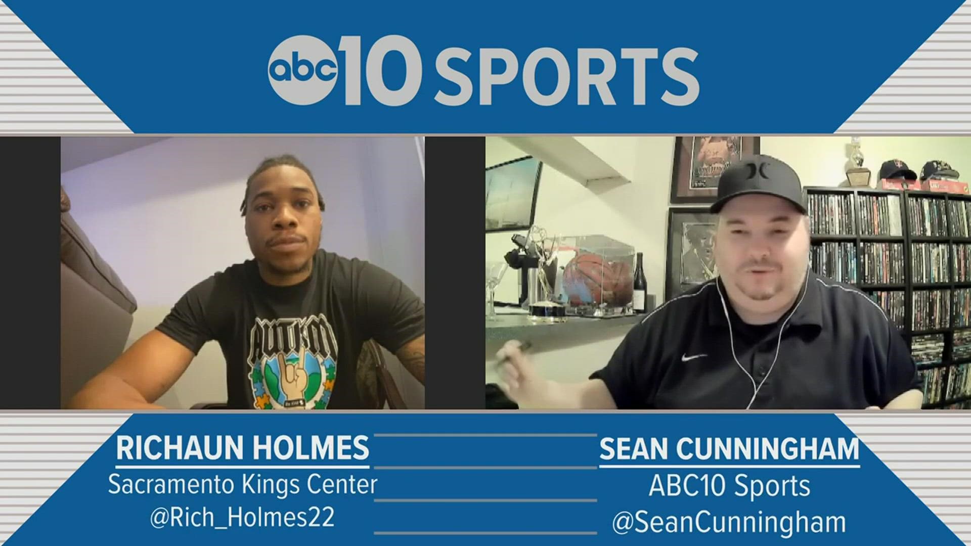Sacramento Kings center Richaun Holmes joins ABC10's Sean Cunningham to discuss the up and down season, playoff hopes & raising awareness, funds for autism.