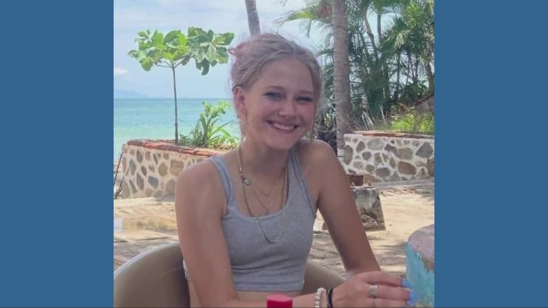 Law enforcement has not confirmed that the body is Kiely Rodni, and a family representative says they have nothing to share until they hear from deputies.
