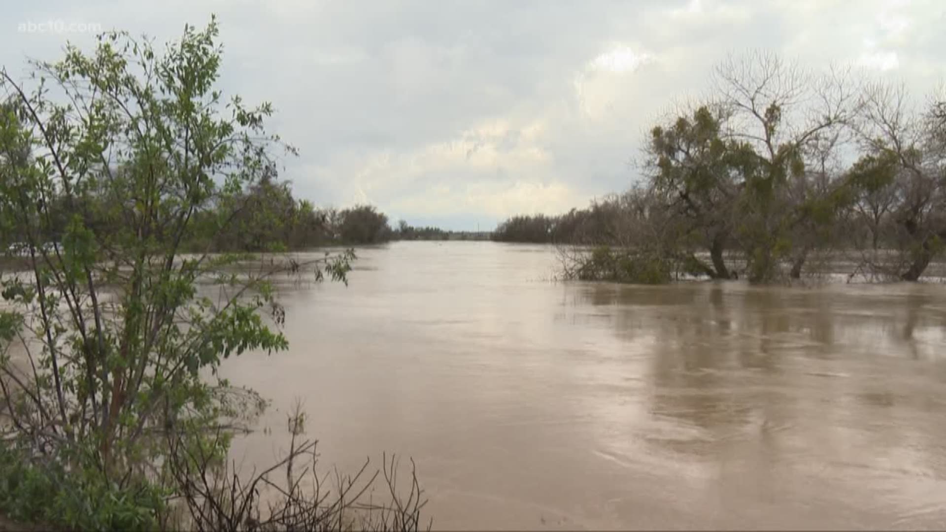 Northern California storms forcing water officials to patrol levees for