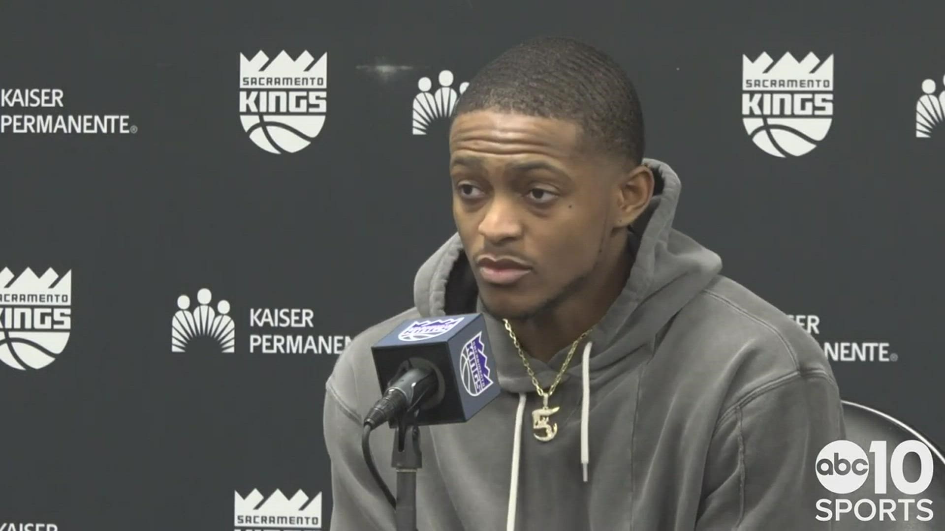Kings PG De'Aaron Fox on Wednesday's 125-116 victory over the Los Angeles Lakers and his 29 point performance to lead Sacramento in snapping a five game losing skid.