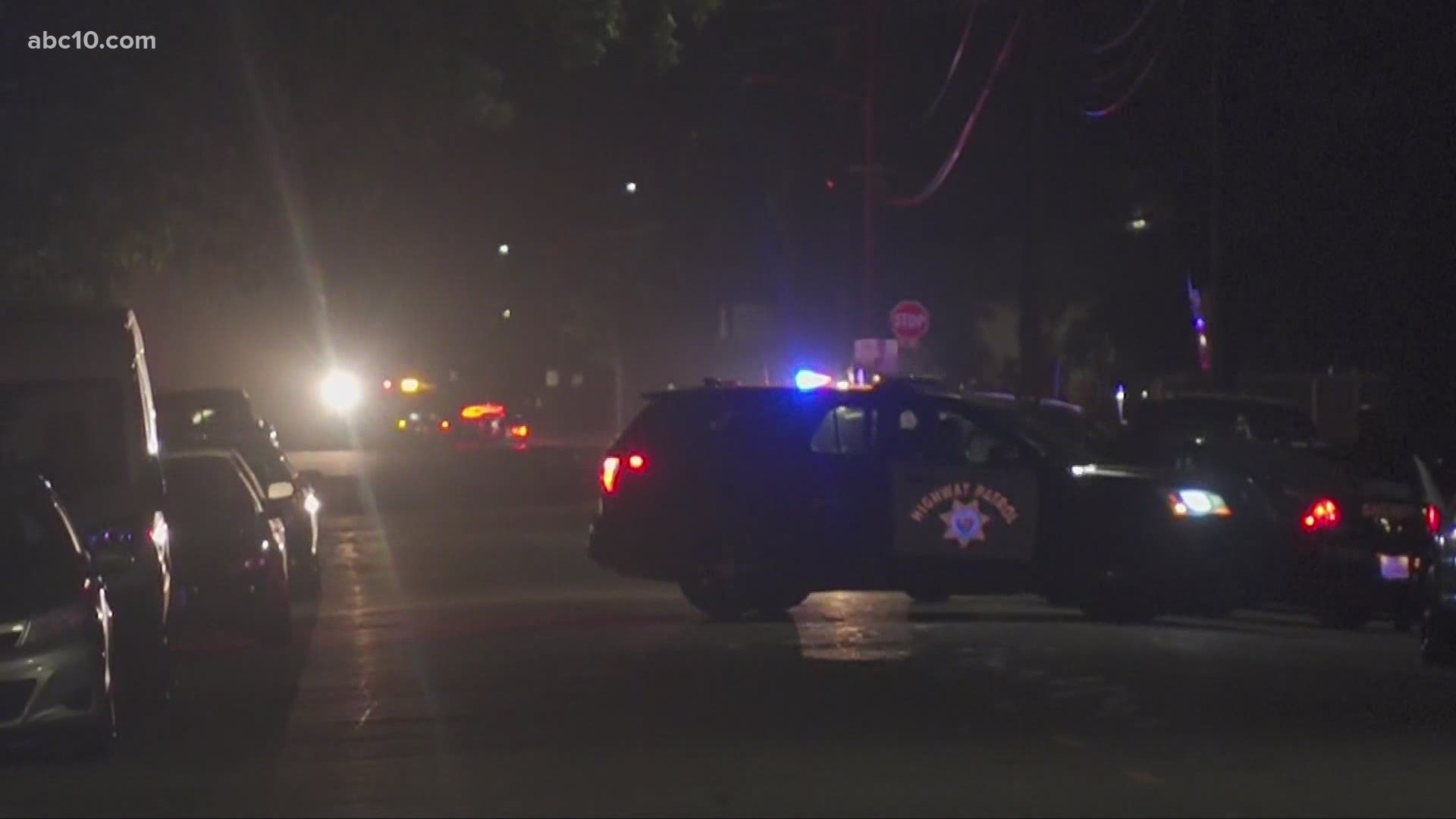 Officer Ruben Jones, a CHP-Stockton spokesperson, said someone was shooting at the officer and ended up hitting a CHP patrol car. The incident happened around 9 p.m.