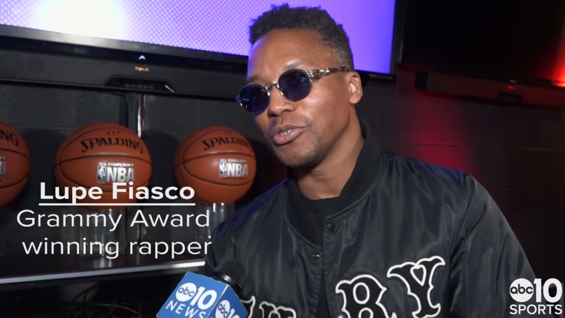 Grammy winning rapper Lupe Fiasco talks to ABC10's Sean Cunningham about his performance at Friday night's Kings game & taking time to mentor some Sacramento youth.