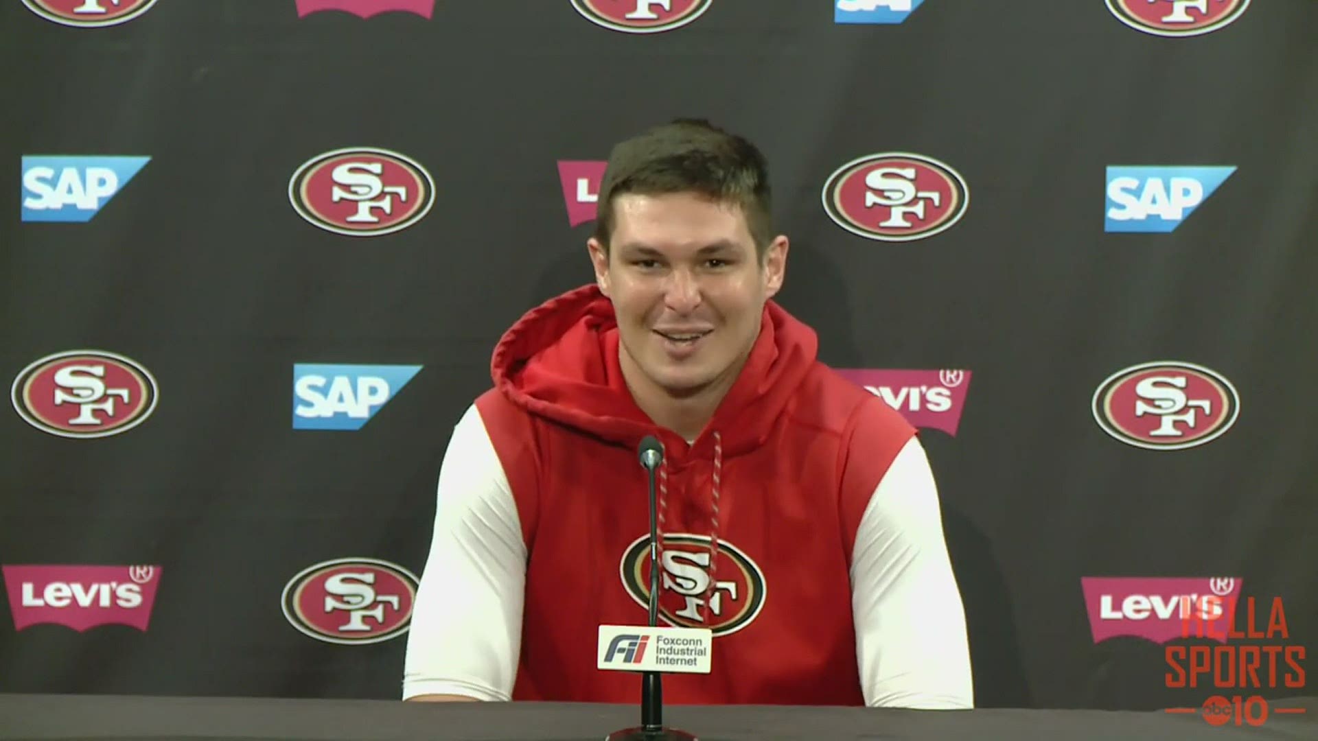 49ers quarterback Nick Mullens talks about filling in for injured starter Jimmy Garoppolo for the second consecutive week, when they host the Eagles on Sunday night.
