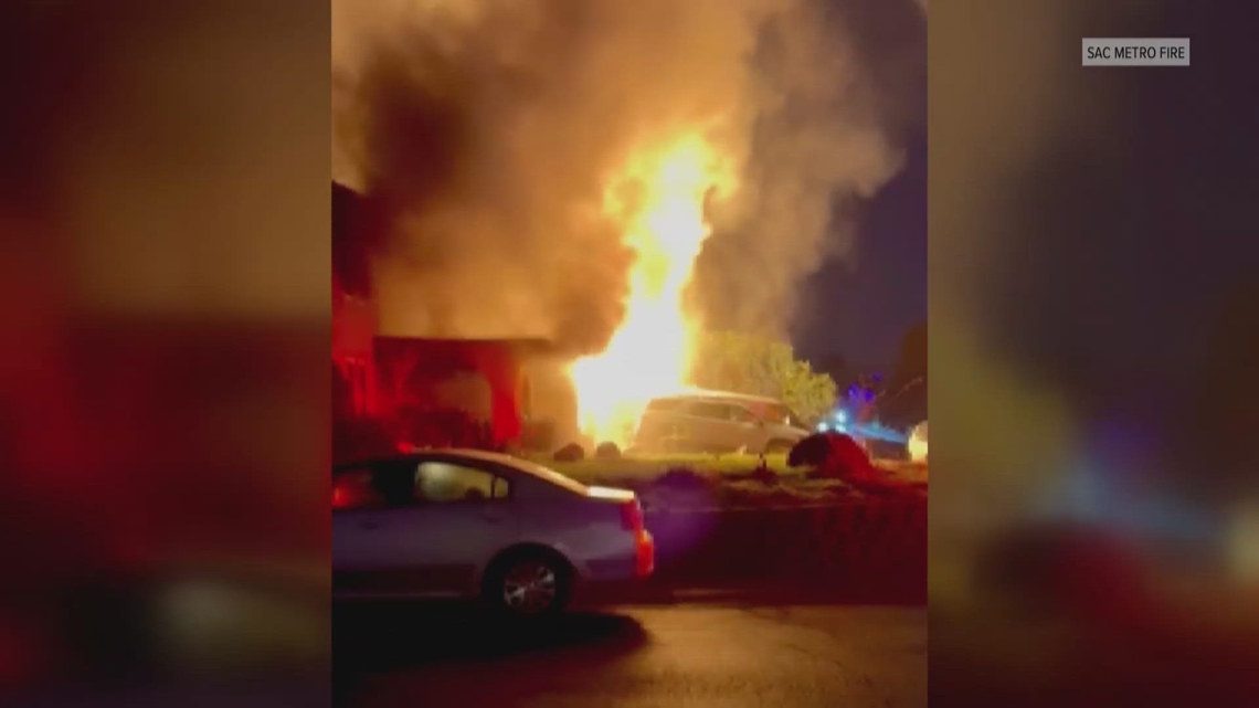 Citrus Heights House Fire Leaves 1 Person Injured 3 Dogs Dead Abc10