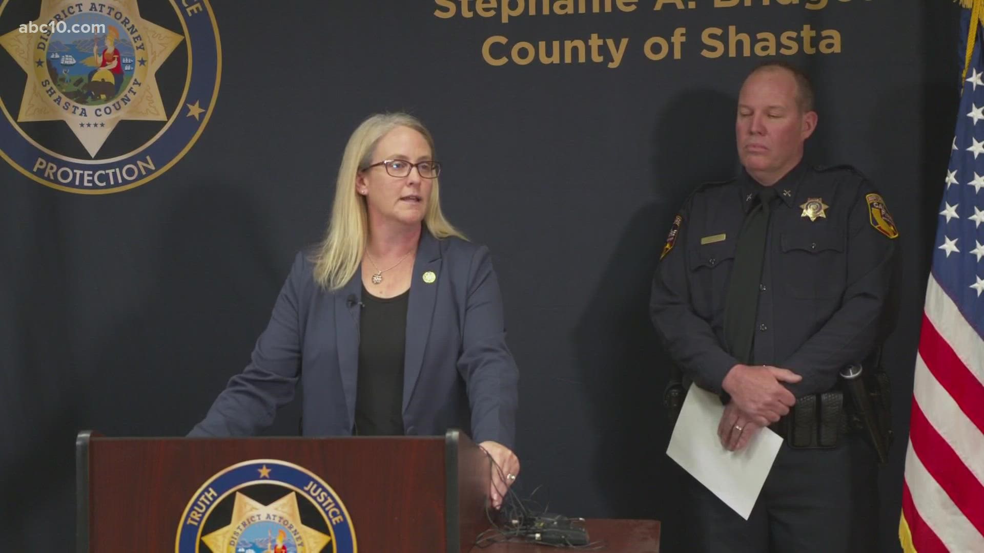 Shasta County District Attorney Stephaine Bridgett says the county will not hesitate to prosecute any person who intentionally or recklessly starts a fire.