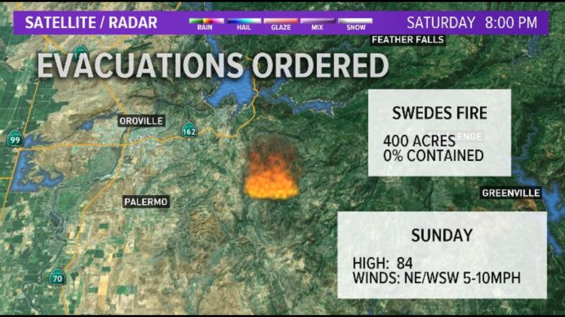 cal fire wildfire map