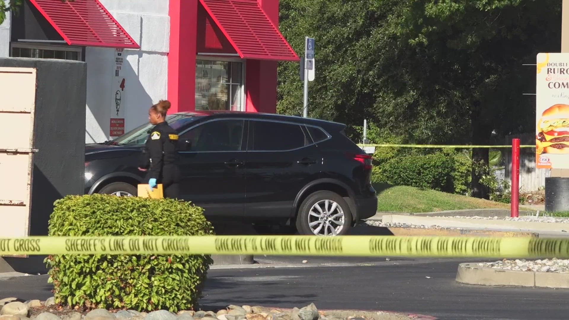 At least three shot at KFC in Antelope during an alleged attempted robbery