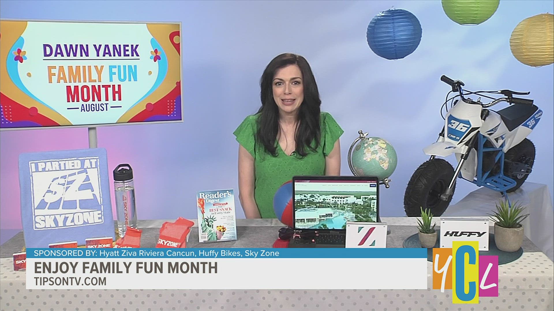 Take a break and enjoy time with the kids before they return to school! This segment is paid for by Hyatt Ziva Riviera Cancun, Huffy Bikes, and Sky Zone.