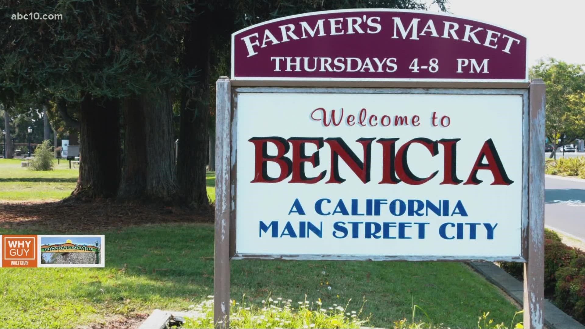 From Vacaville to Benica and Dixon to Stockton, every city has a story and some include misspellings.