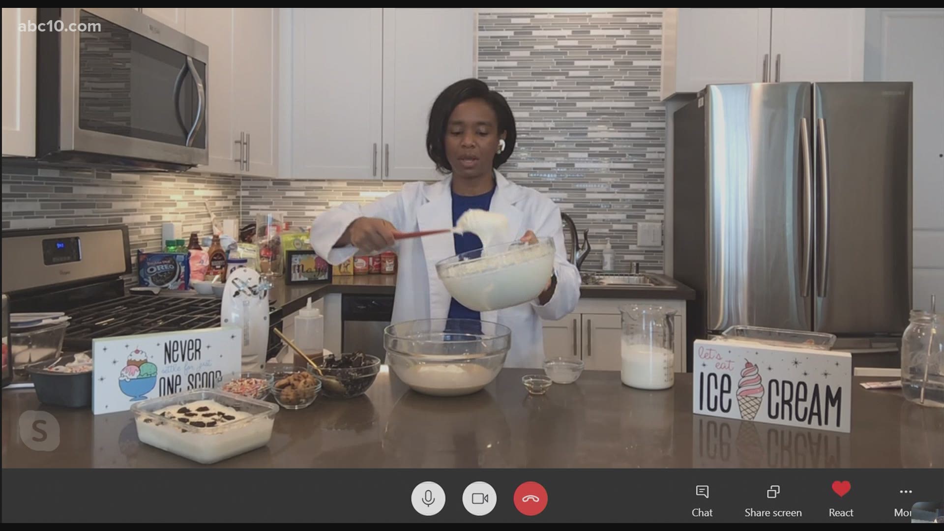 Dr. Maya aka the "Ice Cream Doctor" shares her easy no churn cookies 'n cream ice cream recipe that the whole family can enjoy making from scratch at home.