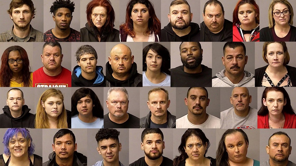 mugshots of recent arrests