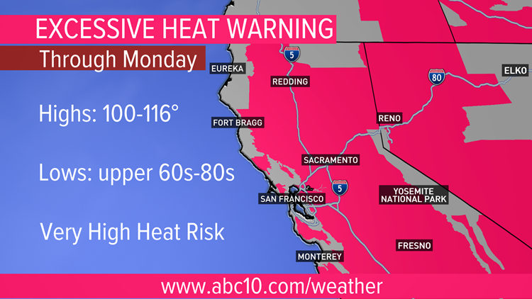 NWS Sacramento on X: Temperatures have cooled significantly from