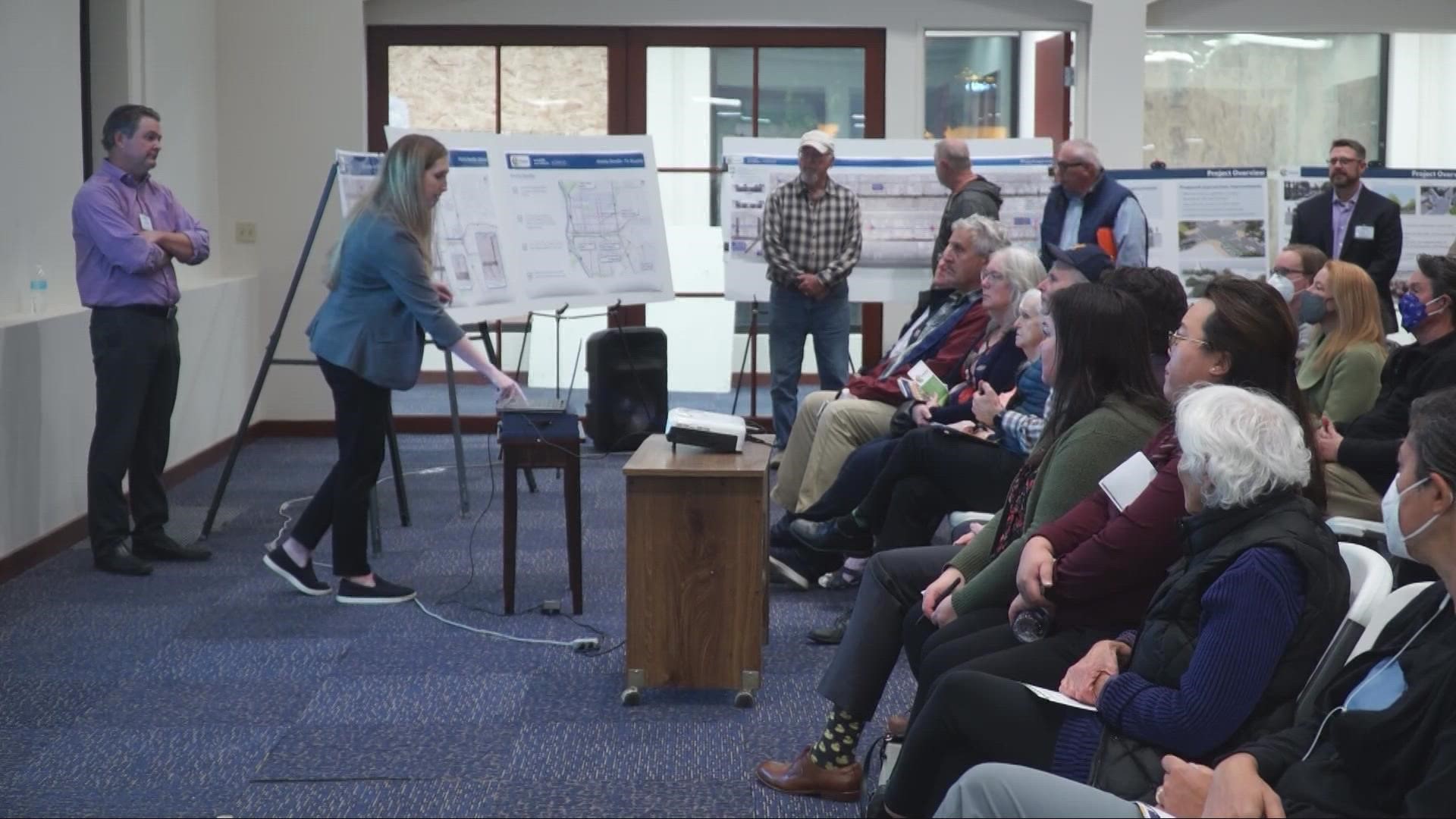 Broadway is getting a makeover in spring of 2023. Community members gathered to sound off on the plan.