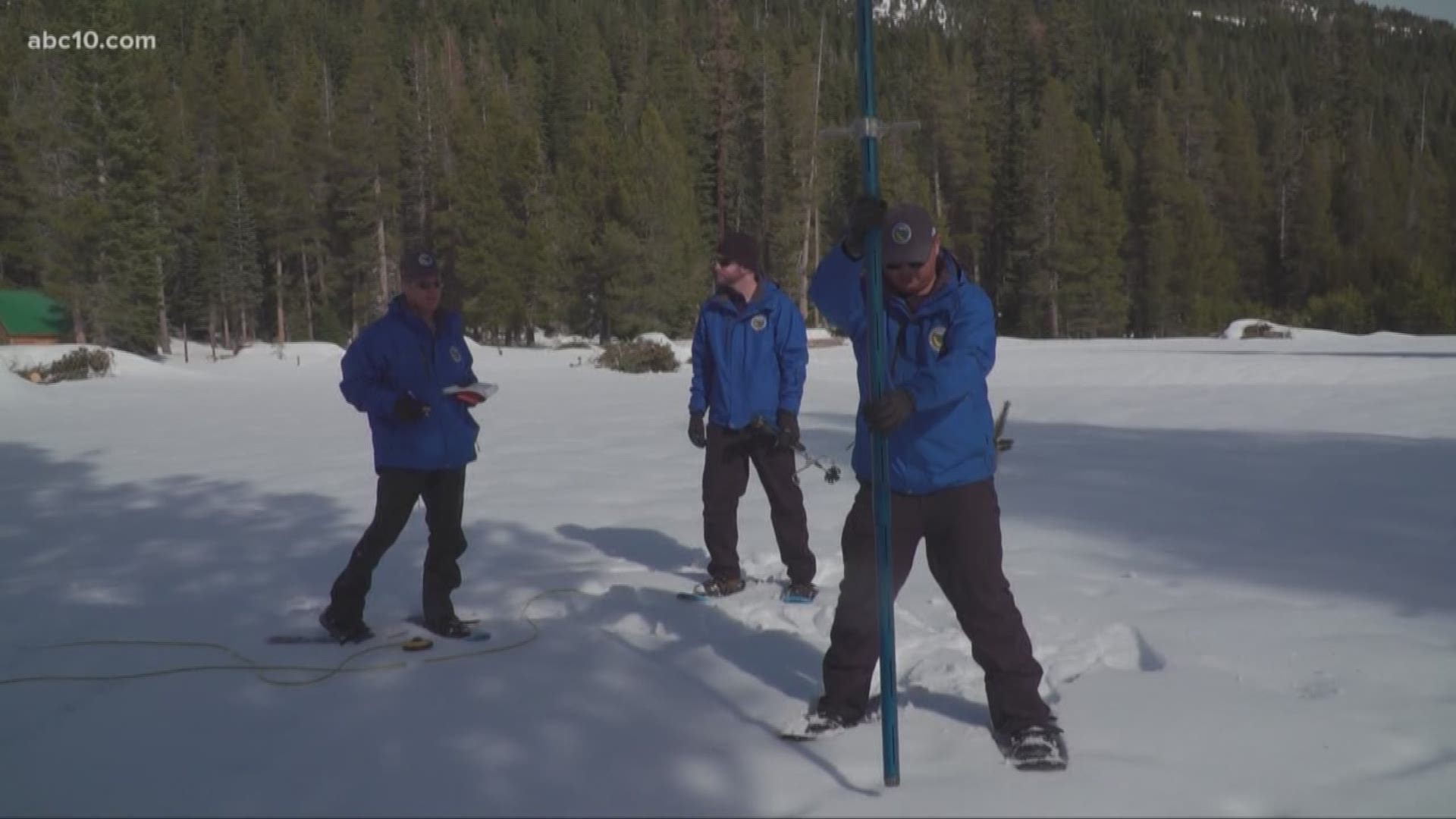 A dry January found the snowpack survey at 40.5 inches deep with a water content of 14.5 inches.
