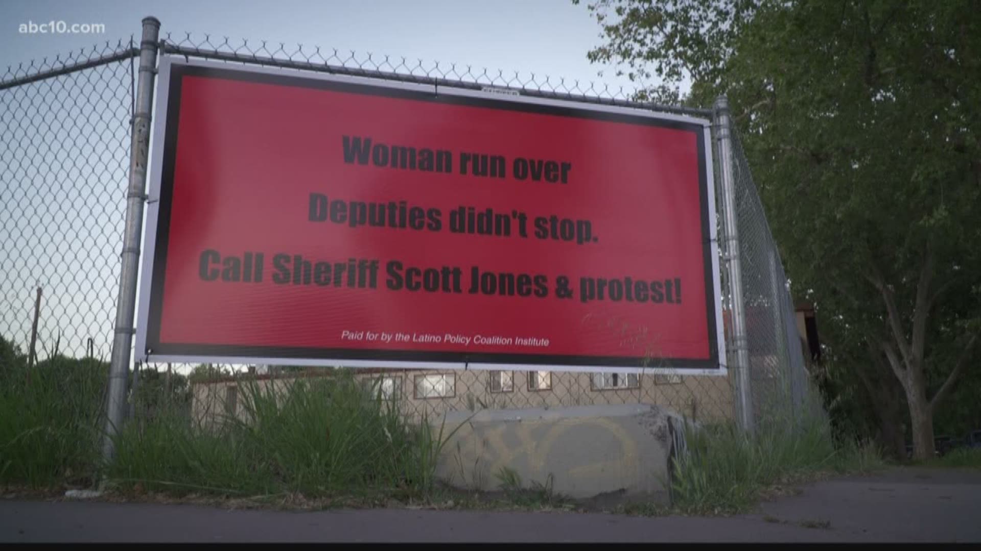 Large, bright orange signs calling out Sacramento County Sheriff Scott Jones have quietly popped up around Sacramento over the past week.