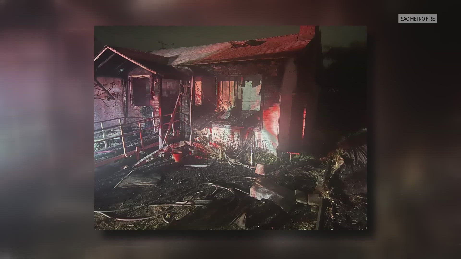 One person died and another was injured after a house fire in Sacramento County Tuesday.