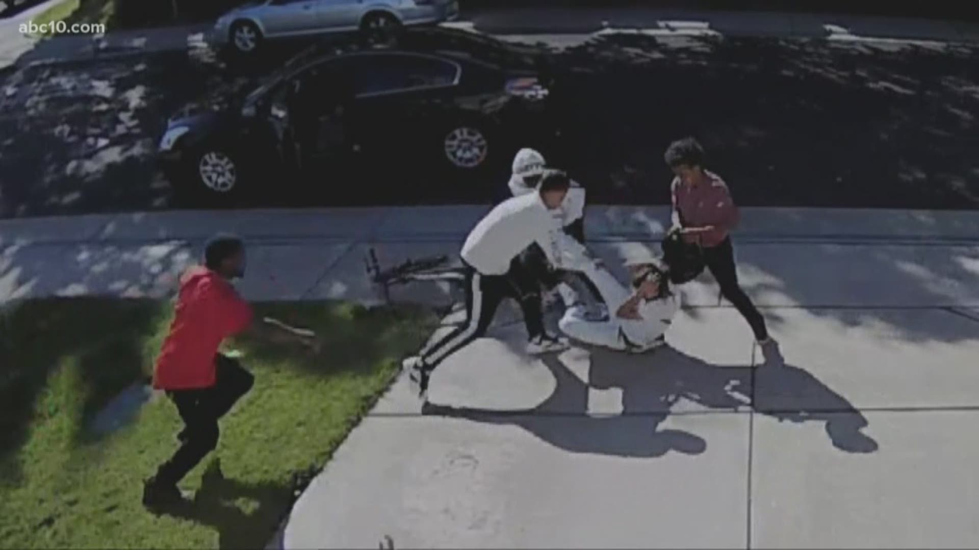 Four teenagers, all 16 and 17-year-olds, have been arrested for the violent robbery of a 12-year-old boy in Elk Grove over the weekend.