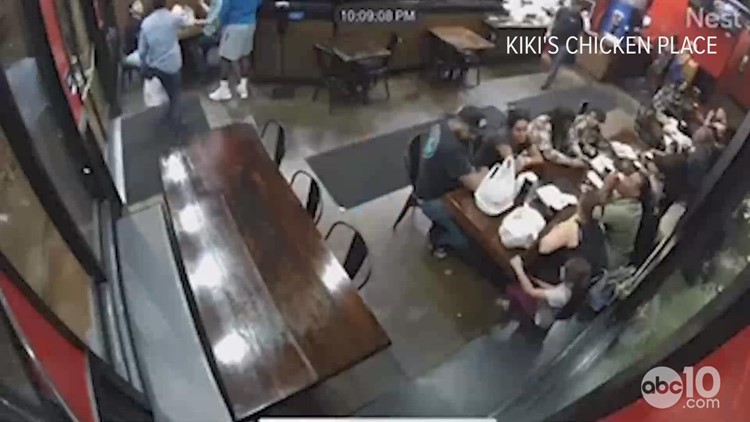Gay couple attacked at Kiki's Chicken Place in Sacramento | Raw