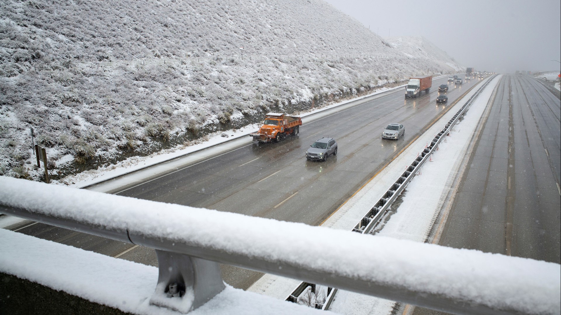 Snow and spinouts forced Caltrans to shut down I-80 between Colfax and the Nevada state line Friday night, stranding drivers. More snow is expected later Saturday.
