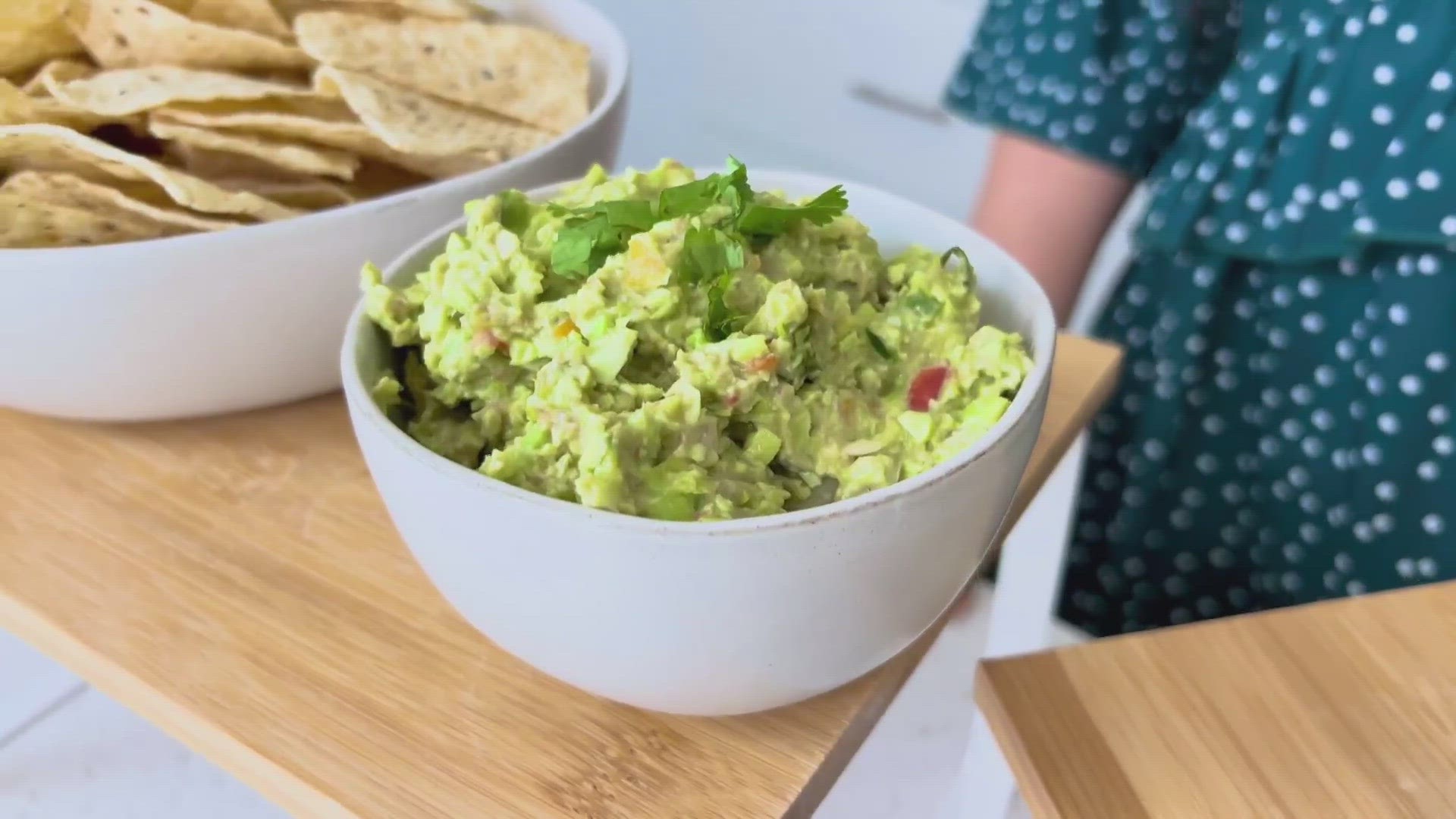 This extra ingredient to add to your guac is a great source of fiber, folate, iron, calcium and adds about 17 grams of protein per cup.