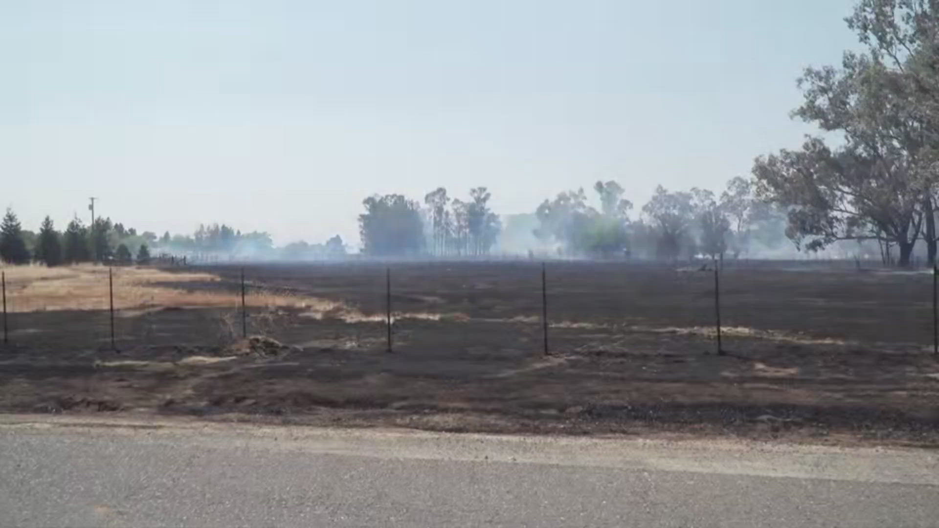 Wildfire in Sacramento County: Forward progress stopped on 45-acre blaze