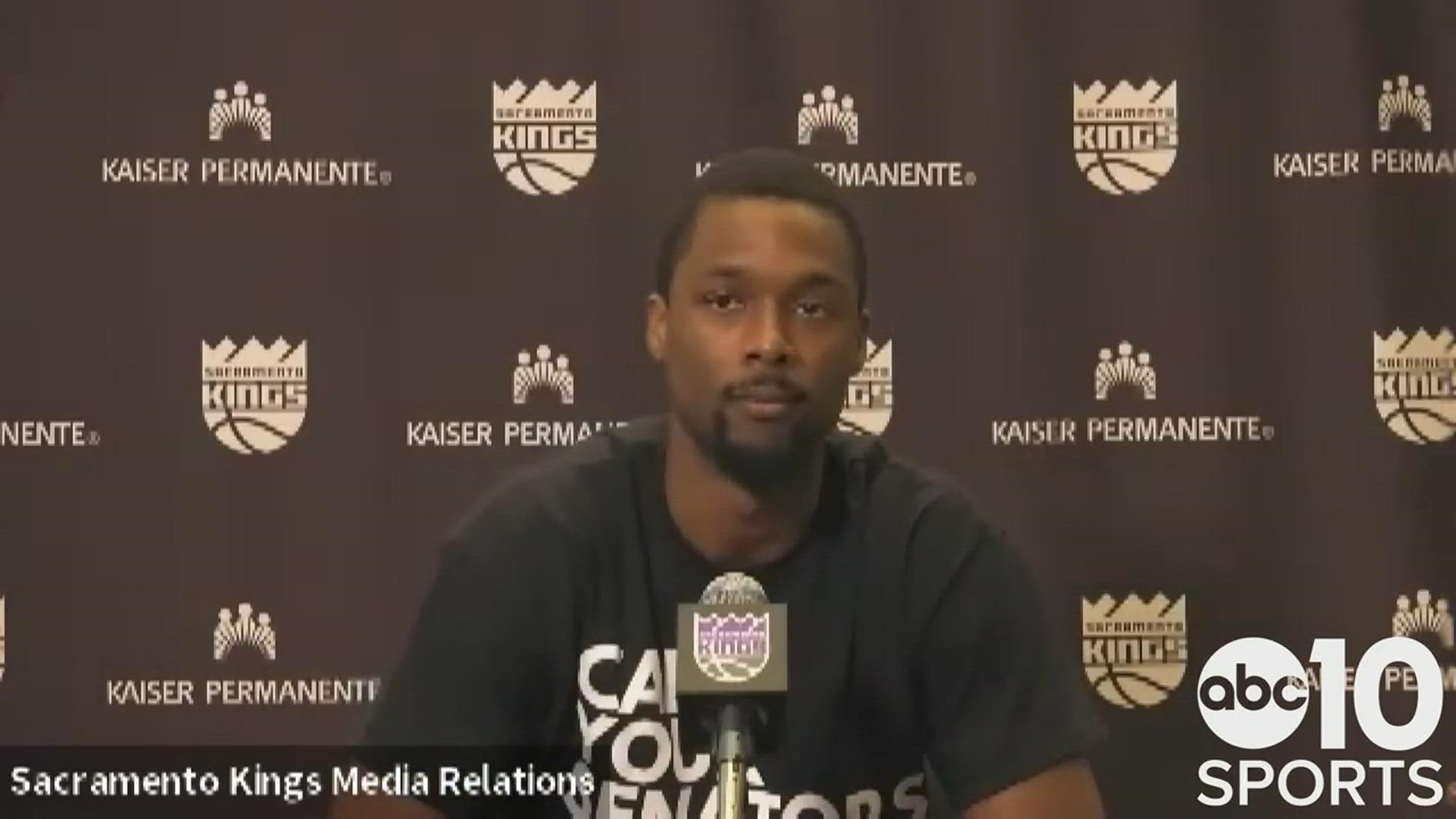 Following a 31-41 season, Kings veteran Harrison Barnes reflects on the challenges of the past season, improvements needed & being rewarded for his community efforts